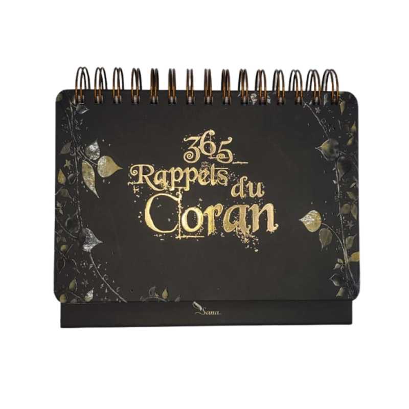 365 Rappels Du Coran - Calendrier Chevalet - Editions Sana Sana Calendriers, organiseurs et agendas Noir 9782356337139 Librairie Musulmane Al-imen