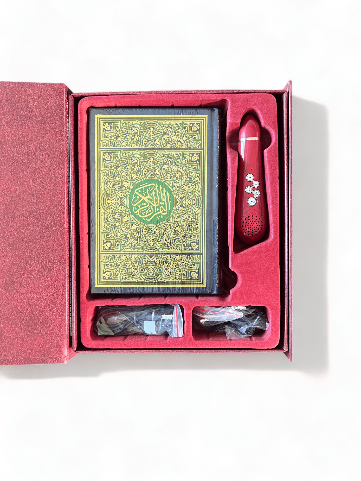Coran avec stylo électronique (8 Gb - 18 récitateurs) avec plusieurs fonctions d'aide à la lecture. Arabe-Français-Allemand-Anglais-Espagnol Digital Future Livre Coran Electronique avec Stylo Librairie Musulmane Al-imen
