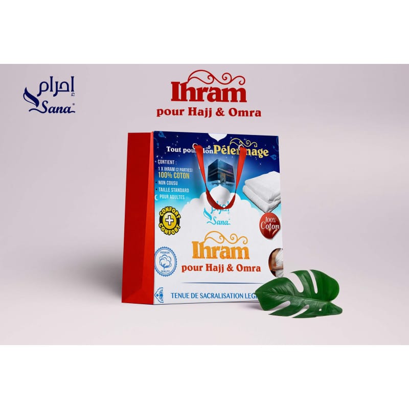 Ihram Homme 800g 36x76 inch - Tenue Hajj Omra SANA Sana 3700495420488 Librairie Musulmane Al-imen