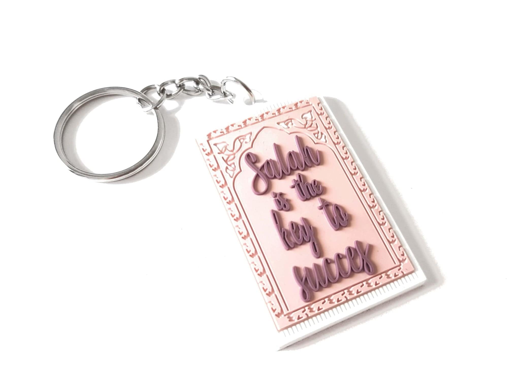 Salah is the key to succes roze sleutelhanger Hadieth Benelux Décoration 9782492024726 Librairie Musulmane Al-imen