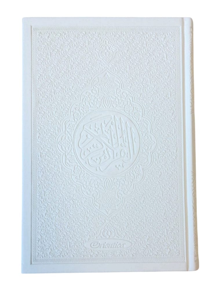 Le Coran Arc-en-ciel version arabe (Lecture Hafs) - Couverture couleur bleu clair de luxe - Rainbow - Editions Orientica