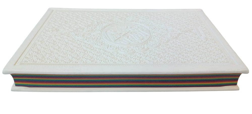 Le Coran Arc-en-ciel version arabe (Lecture Hafs) - Couverture couleur Noire de luxe - Rainbow - Editions Orientica - Table des matières