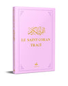 Le Saint Coran Tracé en Arabe - 20 x 28 cm - Rose - (Éditions Al Bouraq)