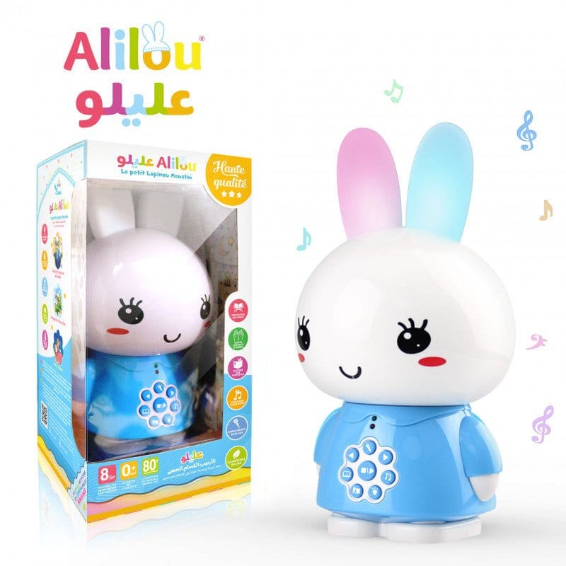 Alilou Le petit Lapinou Mouslim Al-imen Jeu Islam Bleu 3700495421652 Librairie Musulmane Al-imen