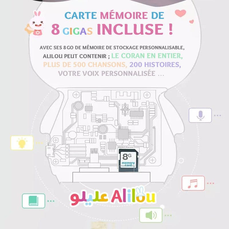 Alilou Le petit Lapinou Mouslim Al-imen Jeu Islam Librairie Musulmane Al-imen