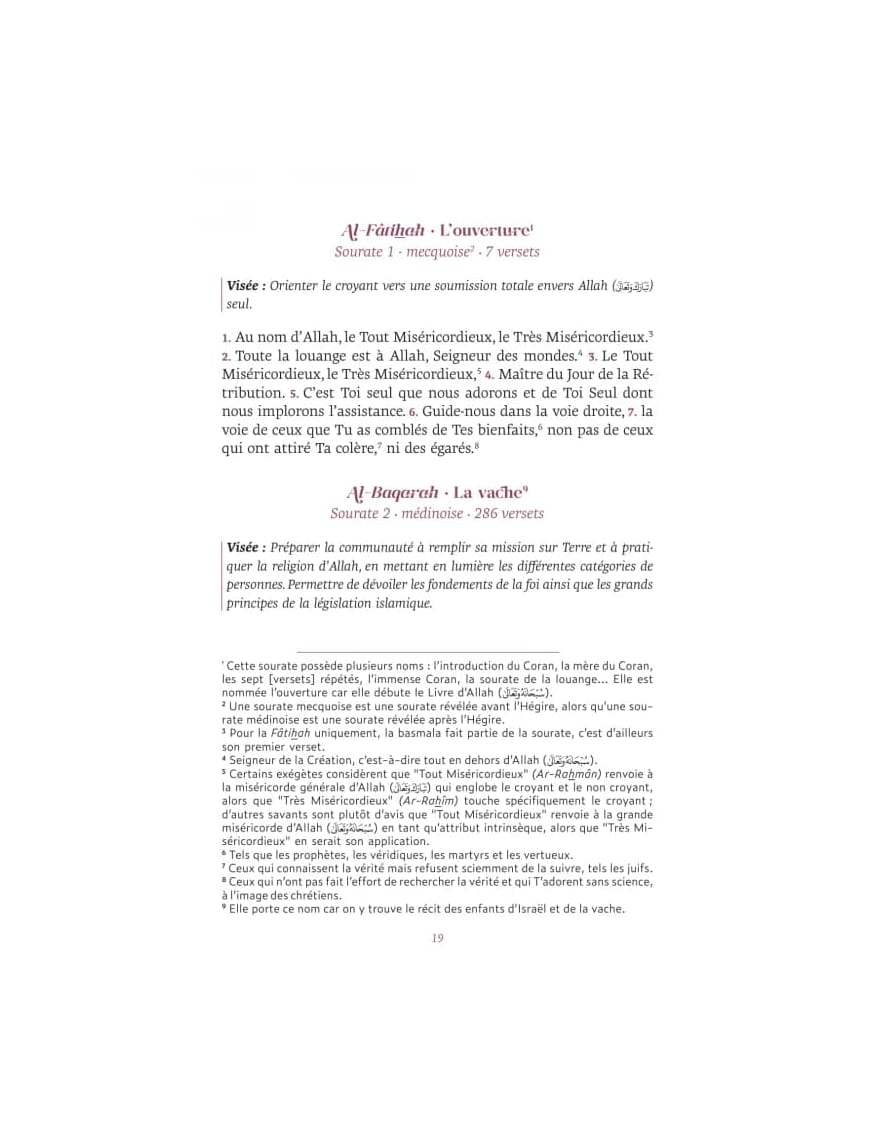 Mon Coran en français expliqué, tafsir - couleur rose - Al Imam - Librairie Musulmane Al-imen