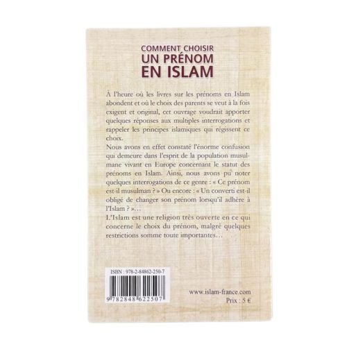 comment choisir un prénom en islam disponible chez Al - imen