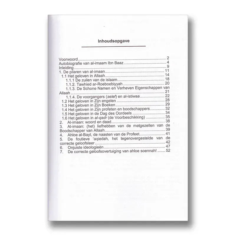 De Correcte Geloofsovertuiging Nederlands Boeken > Islam 9789082582819 Librairie Musulmane Al-imen