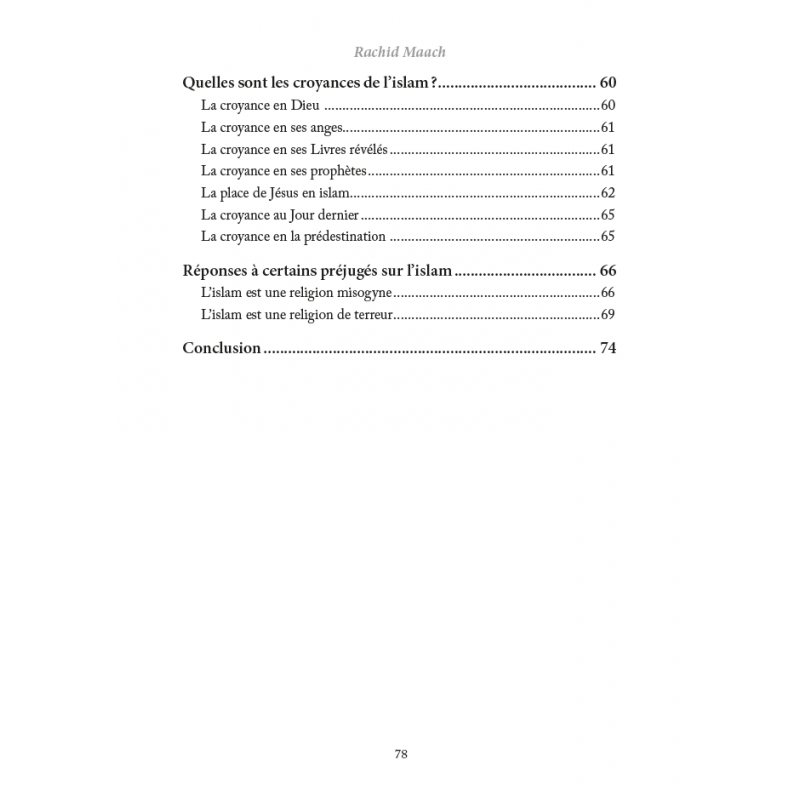 Découvrir l'islam - Par Rachid Maach Al - imen