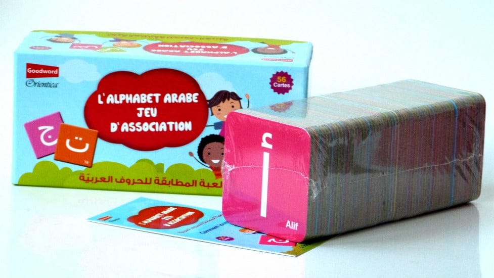 L'Alphabet Arabe : Jeu d'Association (56 Cartes) — Orientica | Jeu Éducatif Islam Orientica Jeu Islam 9789351791522 Librairie Musulmane Al-imen