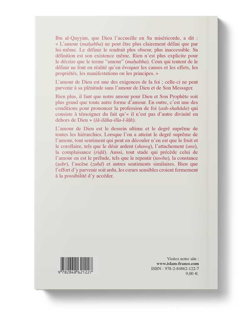 L'amour de Dieu et du Prophète Tawhid Livre > Islam > Foi et Spiritualité 9789847621227 Librairie Musulmane Al-imen