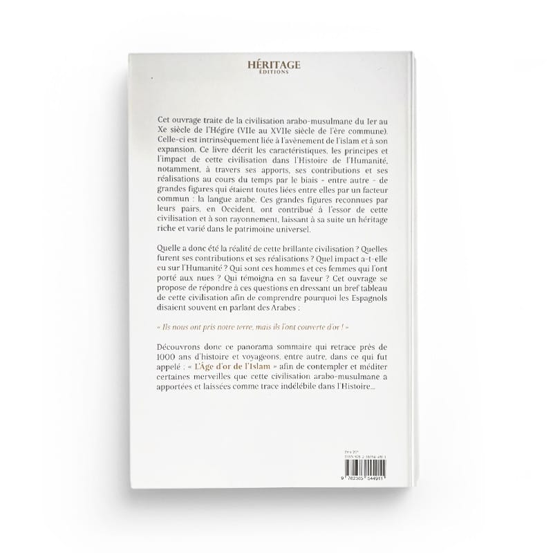 La Civilisation Arabo-Musulmane - Michel - Issâ - Petit - Héritage Héritage Livres > Islam 9782385544911 Librairie Musulmane Al-imen