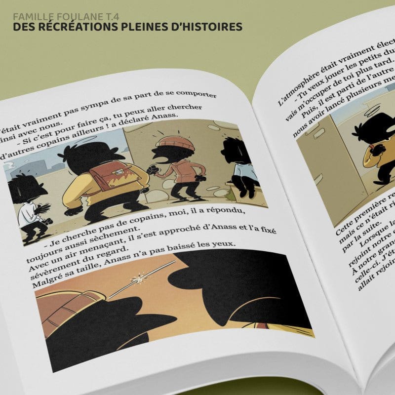 La famille Foulane (tome 4) - Des récréations pleines d'histoires - Bdouin BDouin Livre Islam Enfant 9789998797864 Librairie Musulmane Al-imen