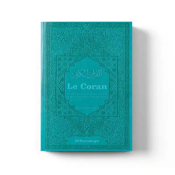 Le Coran en langue française couverture bleue disponible chez Al - imen