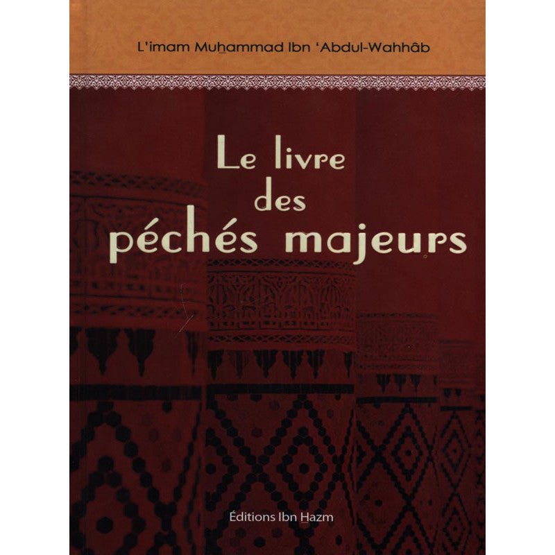 Le livre des péchés majeurs disponible chez Al - imen