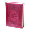 Le Saint Coran - Arabe / Français / Phonétique - Couverture cuir de couleur Bordeaux Al - imen