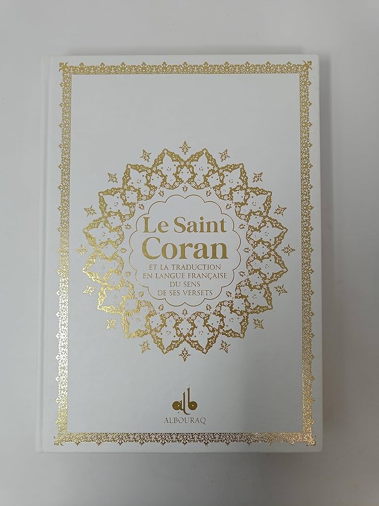 Le Saint Coran Bilingue (Arabe - Français) - Poche (Pages Dorées) (Éditions Al Bouraq) Blanc Al - imen