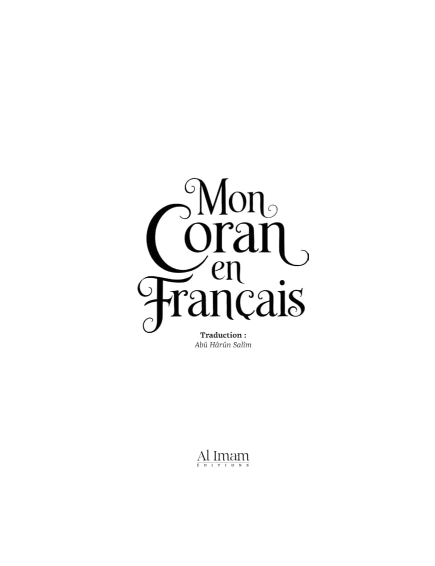 Mon Coran en français expliqué, tafsir - couleur rose (Rigide) - Al Imam Al Imam Livres > Islam > Coran 4444521906799 Librairie Musulmane Al-imen