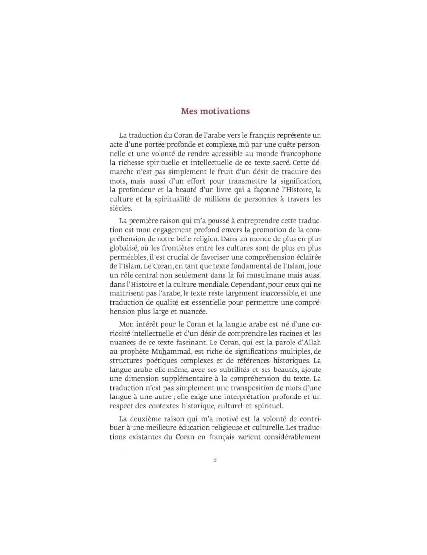 Mon Coran en français expliqué, tafsir - couleur rose (Rigide) - Al Imam Al Imam Livres > Islam > Coran 4444521906799 Librairie Musulmane Al-imen