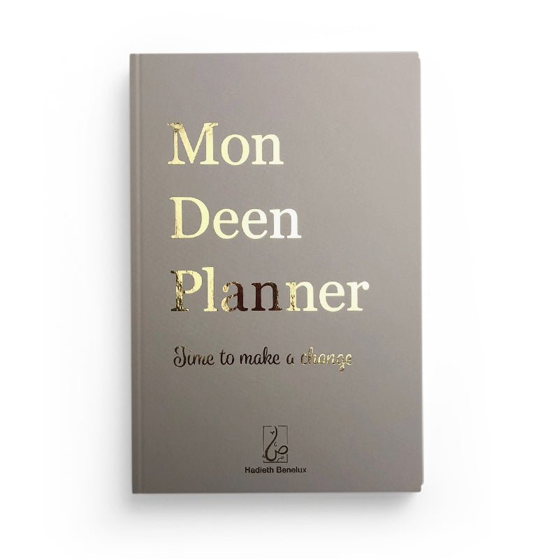 Mon Deen Planner en Français - Couleur Beige - Livres par édition par Hadieth Benelux disponible chez Al - imen