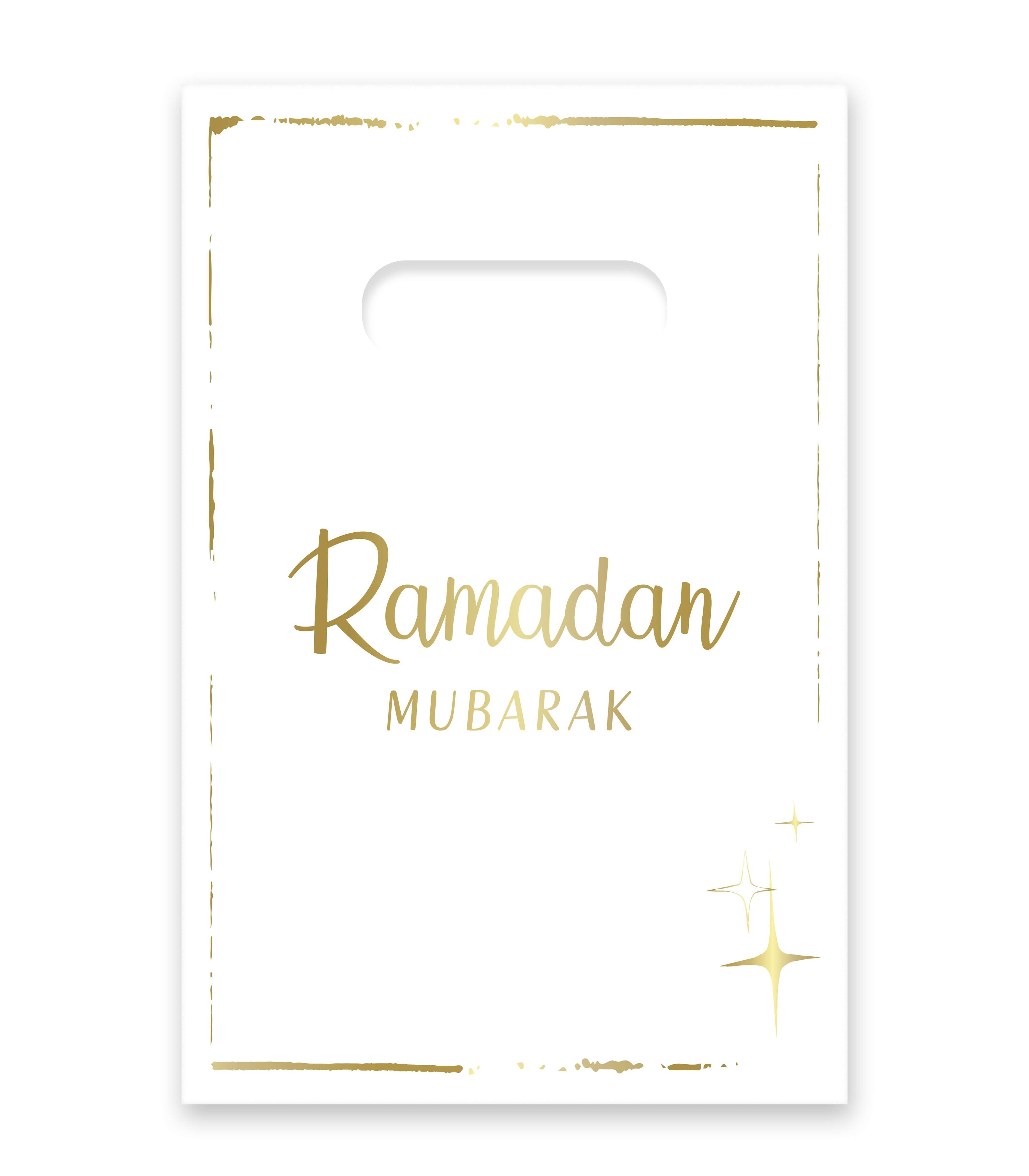 Sachets de bonbons ramadan mubarak 6 pièces Hadieth Benelux Sacs pour cadeaux 6013843561588 Librairie Musulmane Al-imen