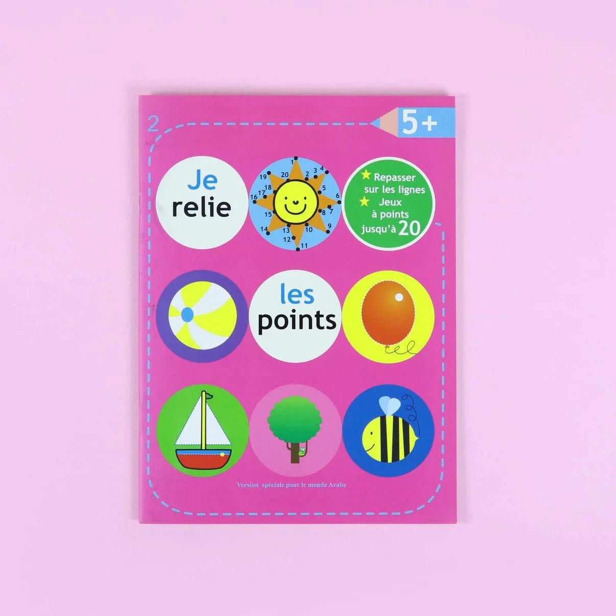 Série Ballon: Je relie les points - Rose (5 ans) Al - imen