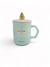 Tasse en céramique couleur pastel avec phrase motivante - Couleur Bleu Ciel - 250 ml disponible chez Al - imen